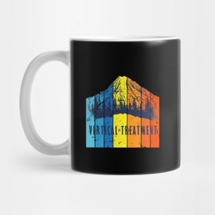 Vertical treatment vintage 2 Mug